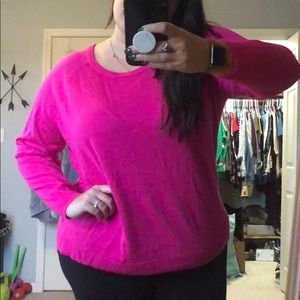 Hot Hot Pink Plus Sweater
